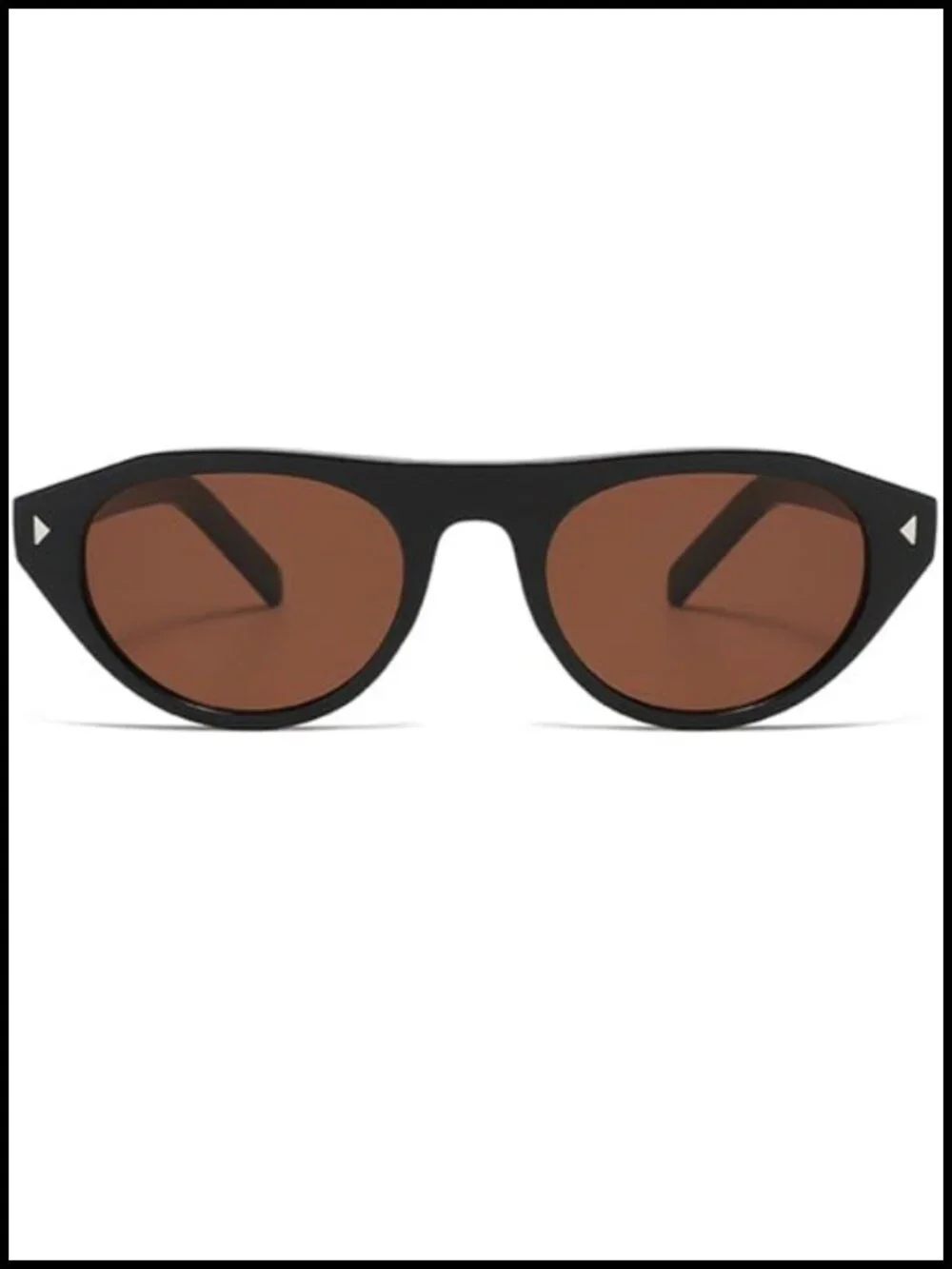 Retro Small Oval Cat Eye Sunglasses Y2K Vintage UV400 Protection
